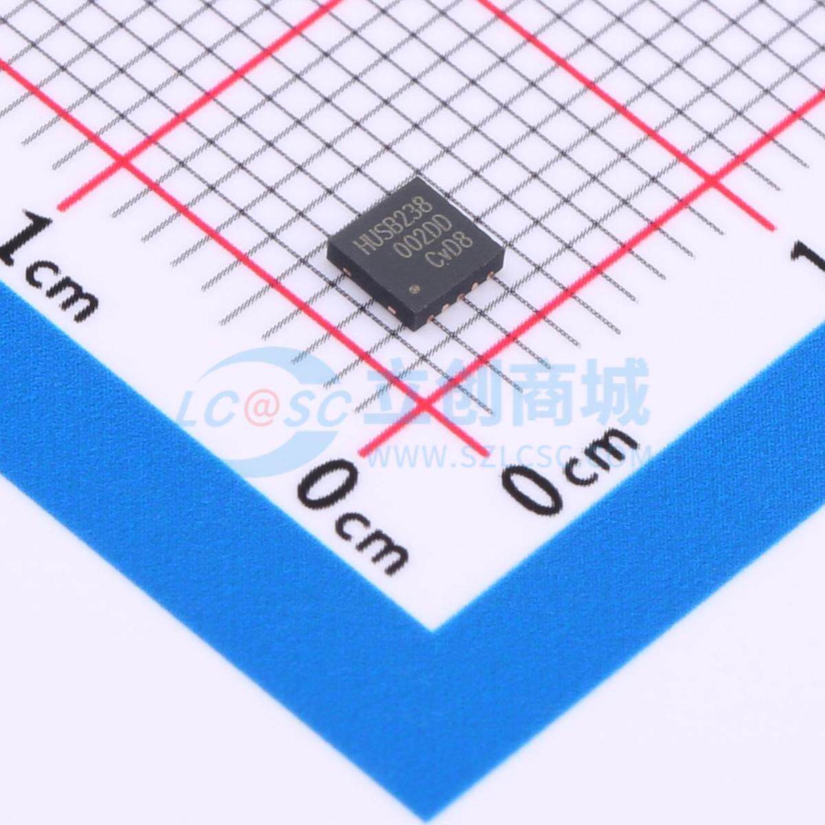 USB转换芯片 HUSB238_002DD DFN-10L(3x3) 原装 电子元器件配单