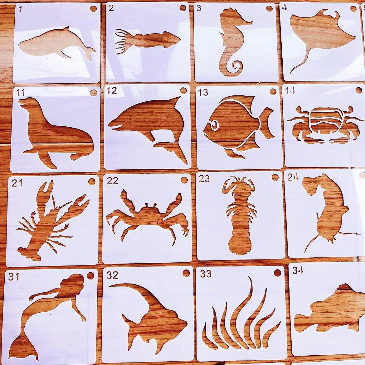 180款手账绘画绘图模板 海洋恐龙昆虫镂空喷绘DIY手工 可重复使用,节庆用品/礼品,文化创意文具,淘宝优惠券,粉丝福利购,淘宝优惠卷