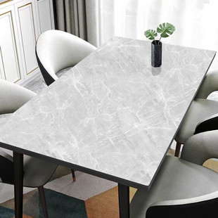 餐桌桌布防水防油防烫轻奢高级感家用pvc软玻璃餐桌垫大理石垫子
