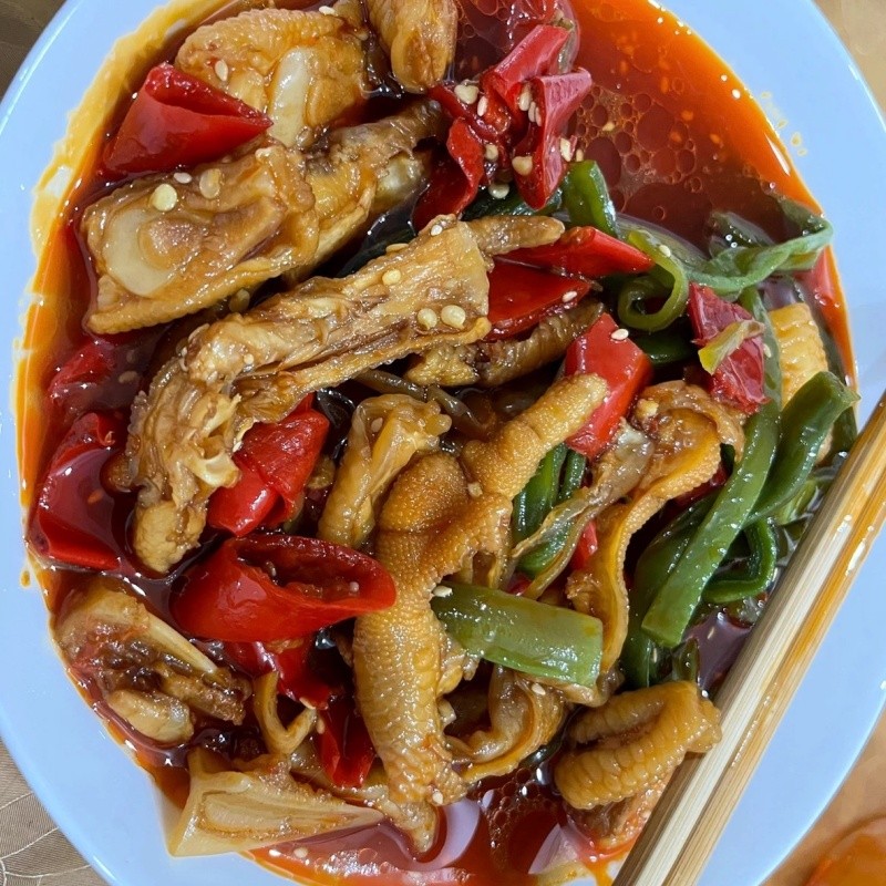 椒麻大杂烩500g罐装即食含无骨鸡爪贡菜酸辣休闲网红解馋小零食品
