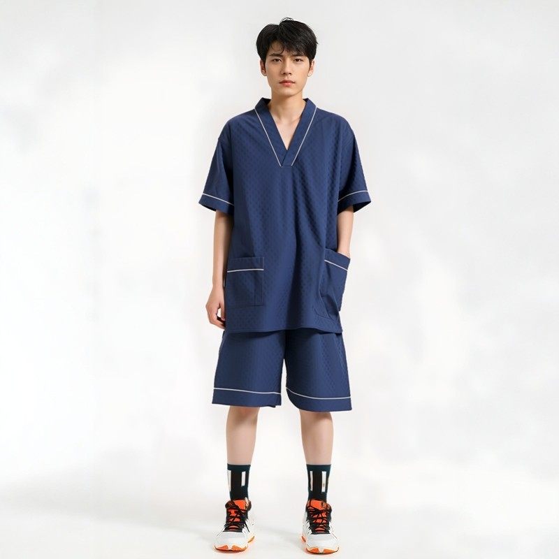 高档汗蒸服男温泉浴袍足浴店客人睡衣洗浴中心汤泉A按摩桑拿服,居家布艺,汗蒸服,淘宝优惠券,粉丝福利购,淘宝优惠卷