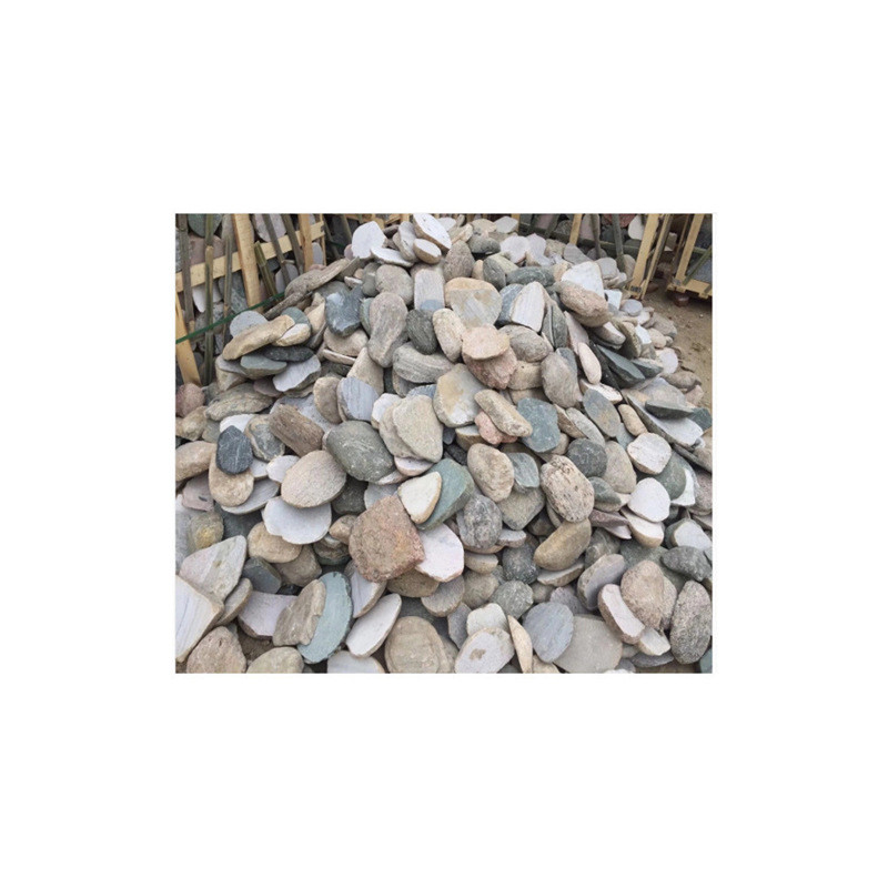 鹅卵石可 切片铺路可贴墙面浴室公园地面别墅酒店外墙鹅卵石切片