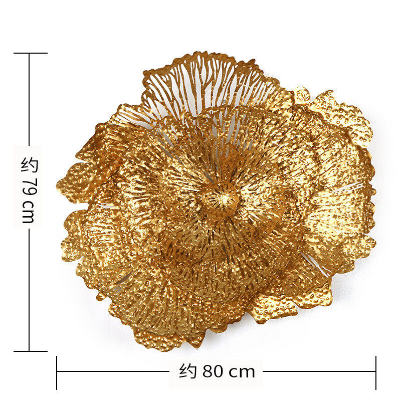 新中式壁饰墙饰立体铁艺牡丹花墙壁挂件创意客厅沙发背景墙面装饰,家居饰品,壁饰,淘宝优惠券,粉丝福利购,淘宝优惠卷