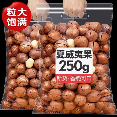 新货新货夏威夷果奶香味大颗粒坚果果干含罐重休闲零食
