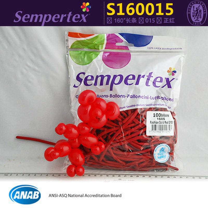 160哥伦比亚sempertex长条魔术气球哥球多色加厚进口气球