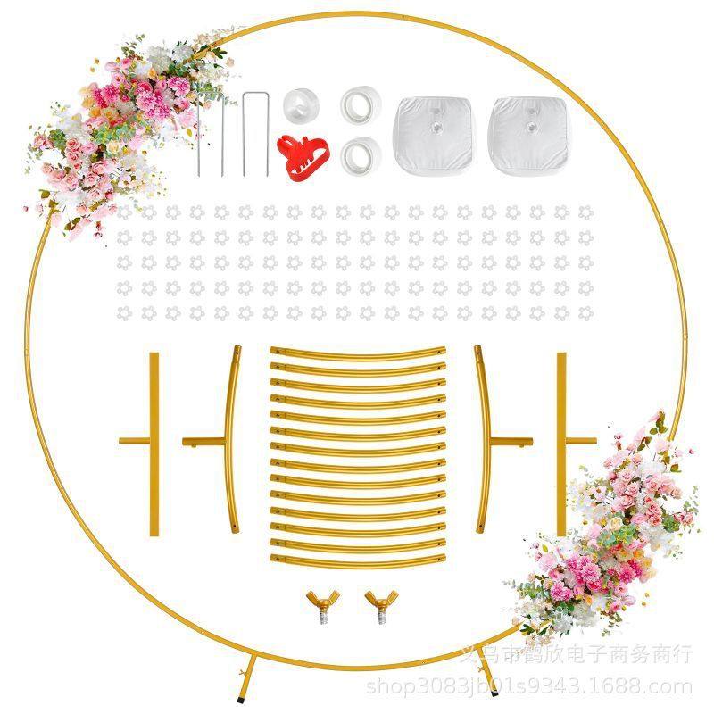 厂家批发圆形气球拱门支架现货婚礼拱门铁艺圆环婚庆道具摆件户外,节庆用品/礼品,拉花,淘宝优惠券,粉丝福利购,淘宝优惠卷