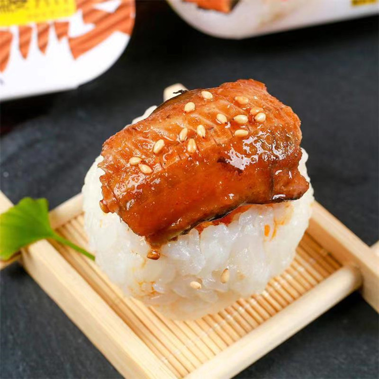日式即食俏渔匠蒲烧鳗鱼海鲜罐头120g罐大连特产下酒饭菜熟食佐餐