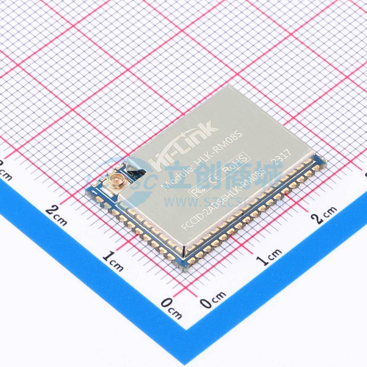 WiFi模块 HLK-RM08S SMD,25.8x17.4mm 原装正品 电子元器件配单