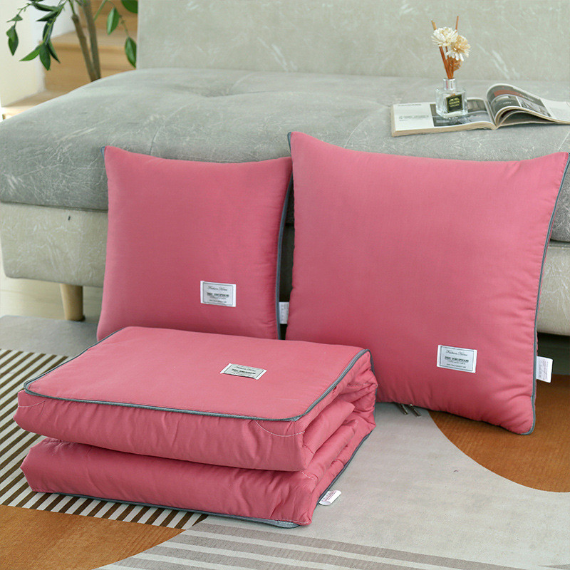 新款13372全mian贴布绣款车用办公午休两用靠垫抱枕被