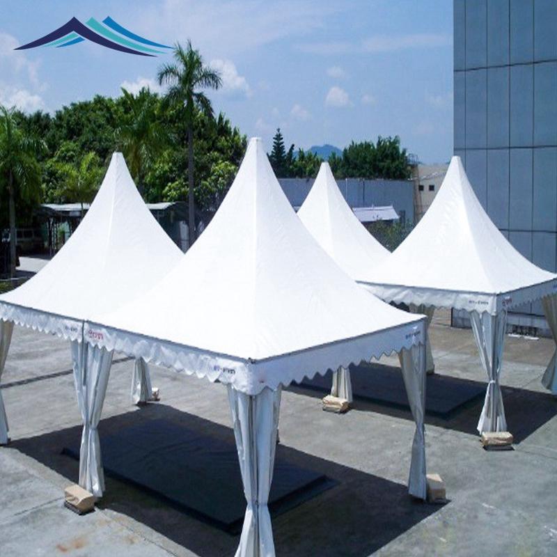 户外欧式尖顶帐篷小型四角定制广告展会展览摆滩篷房遮阳汽车帐篷