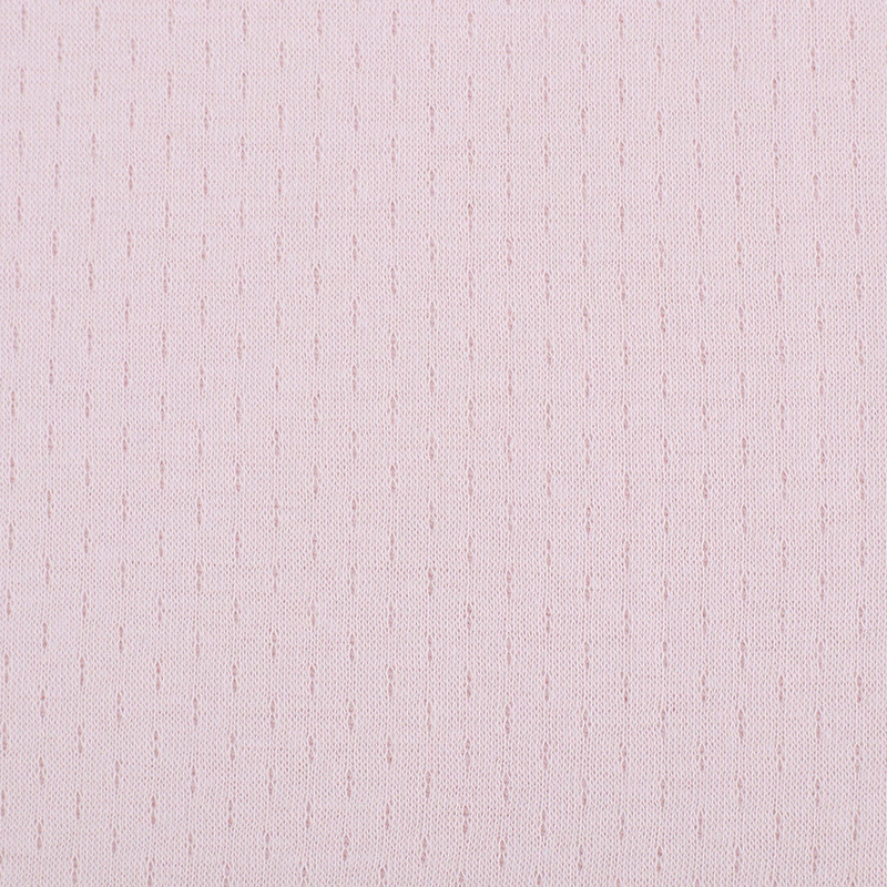 春秋婴全棉面料两层移圈提花小点子针织提花布童精梳透气面料