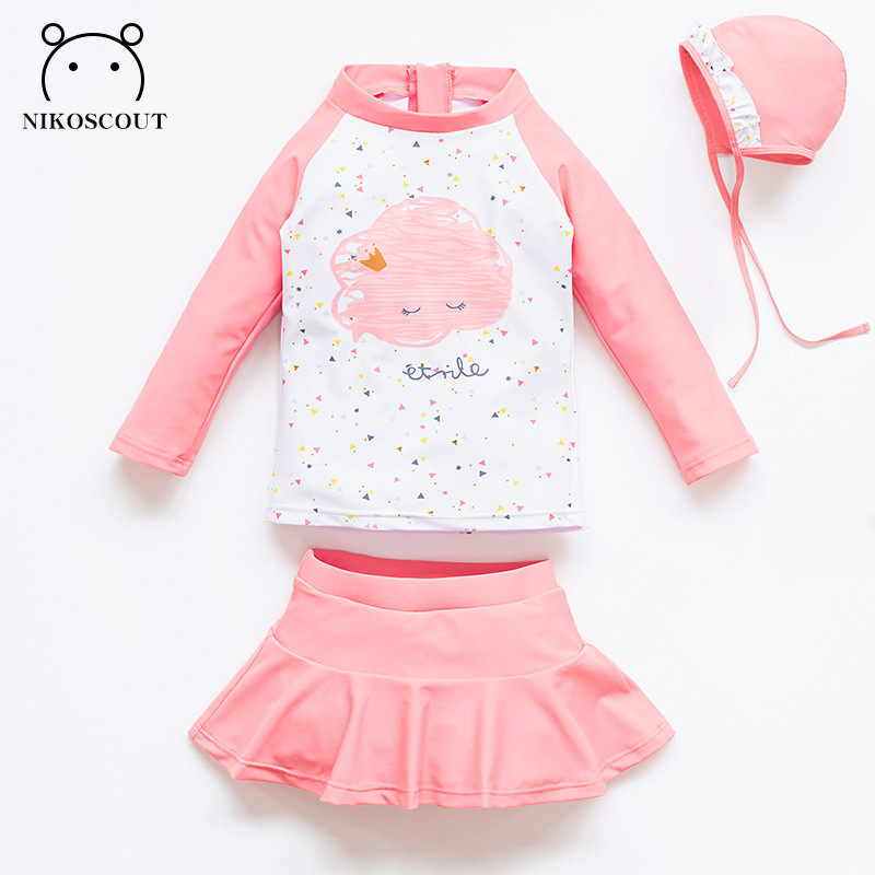 儿童泳衣裙式分体速干长袖夏季可爱沙滩小童保守公主泳装,童装/婴儿装/亲子装,泳衣裤,淘宝优惠券,粉丝福利购,淘宝优惠卷