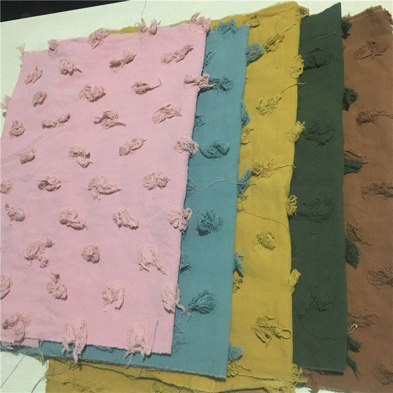 棉麻布料布秋冬款布棉麻布布亚麻棉提花布棉麻面料布麻棉剪花面料