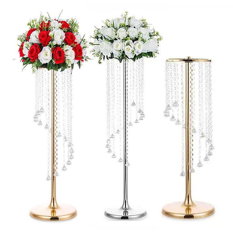 新款婚庆盘旋水晶摩天轮婚礼t台布置花架用品道具摆件路引批发