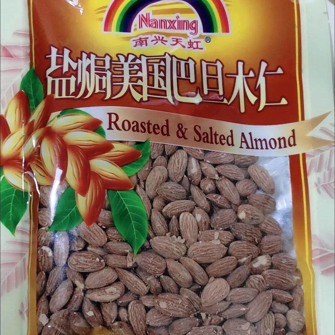 速发天虹净含量坚果南兴天虹美国无壳大杏仁巴旦木仁500g包邮牌48