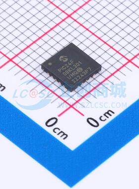 单片机(MCU/MPU/SOC) PIC24F08KL301-I/MQ TQFN-20-EP(5x5) 原装