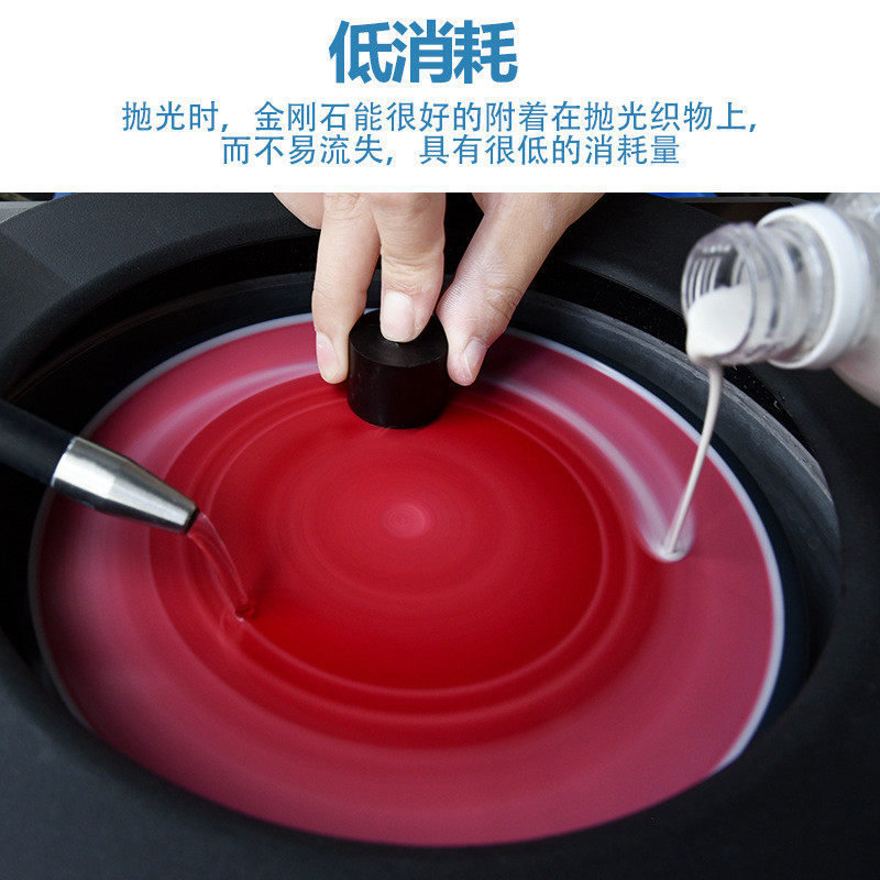 金相石悬浮液油性抛光液水性研磨润滑试验复打磨磨镜面抛液