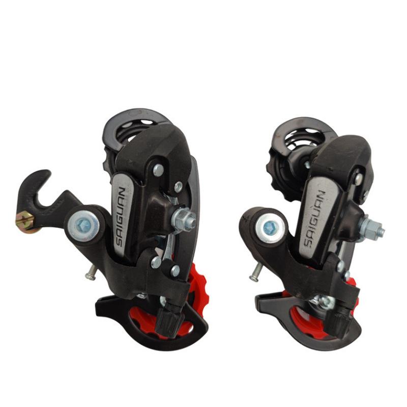 山地自行车7速21速后拨24速后变速器/眼拨勾拨两款骑行用品配件