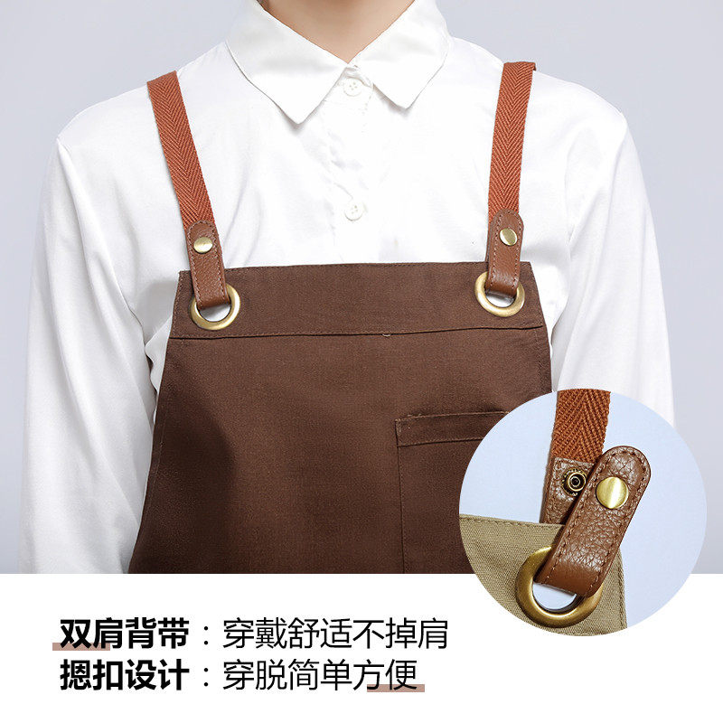 烘焙围裙定制logo印字蛋糕奶茶店咖啡厅花艺师帆布防水餐饮工作服,家庭/个人清洁工具,围裙,淘宝优惠券,粉丝福利购,淘宝优惠卷