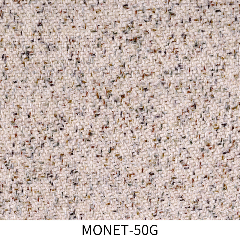 新款奶油空间莫奈彩雪尼尔系列志达纺织软床沙发装饰布料monet