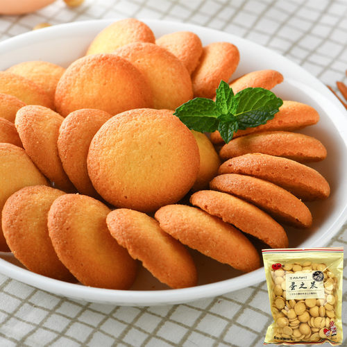 多良见蛋之果鸡蛋味小园饼儿时怀旧食品儿童小饼干鸡蛋仔400g袋装