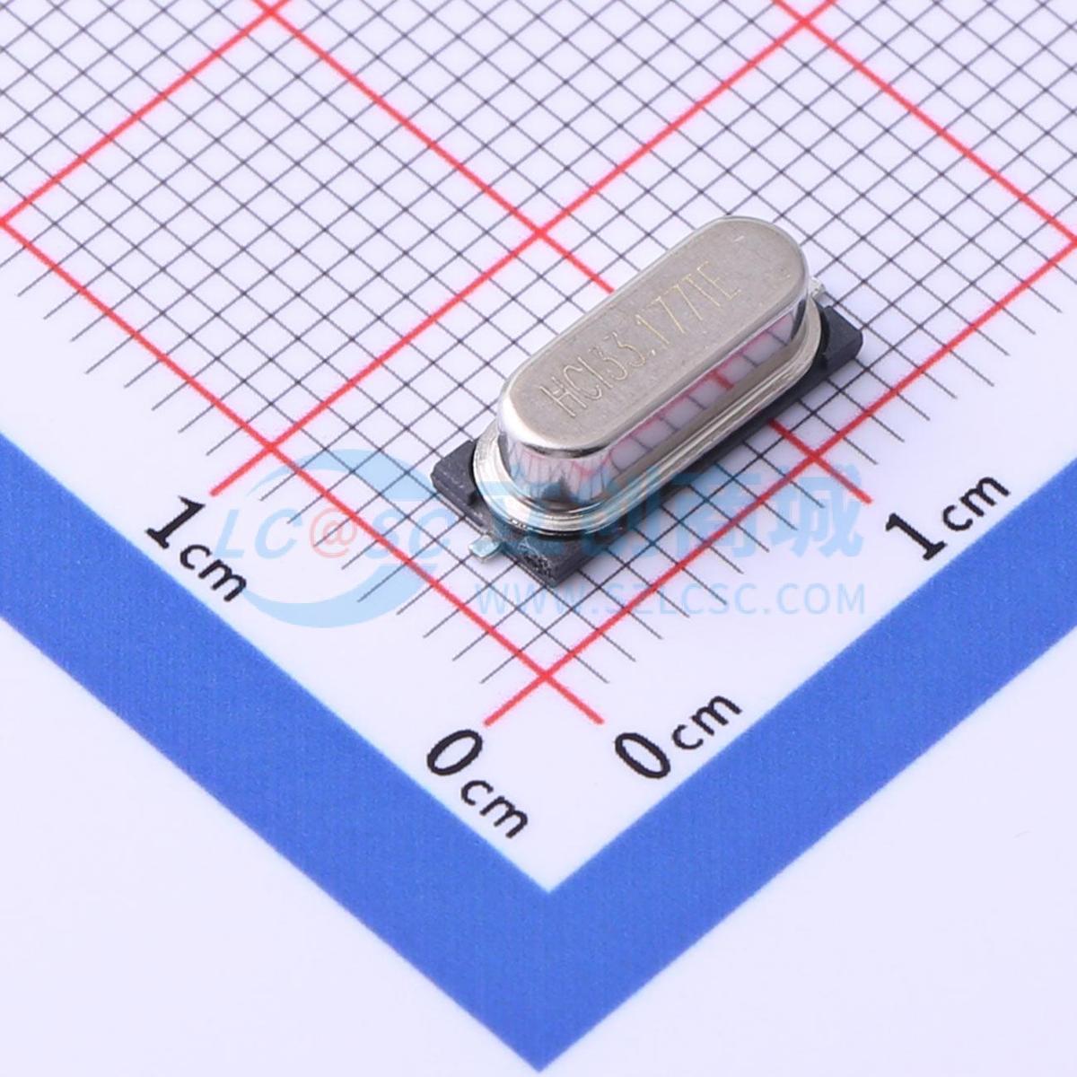 无源晶振 X49SS2-33.1776-F20JJDT HC-49S-SMD 33.1776MHz ±30pp