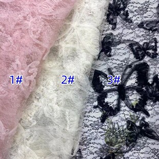 时尚 网布色线布面料多色盘带花边刺绣绣花蕾丝花边水溶花边 新款