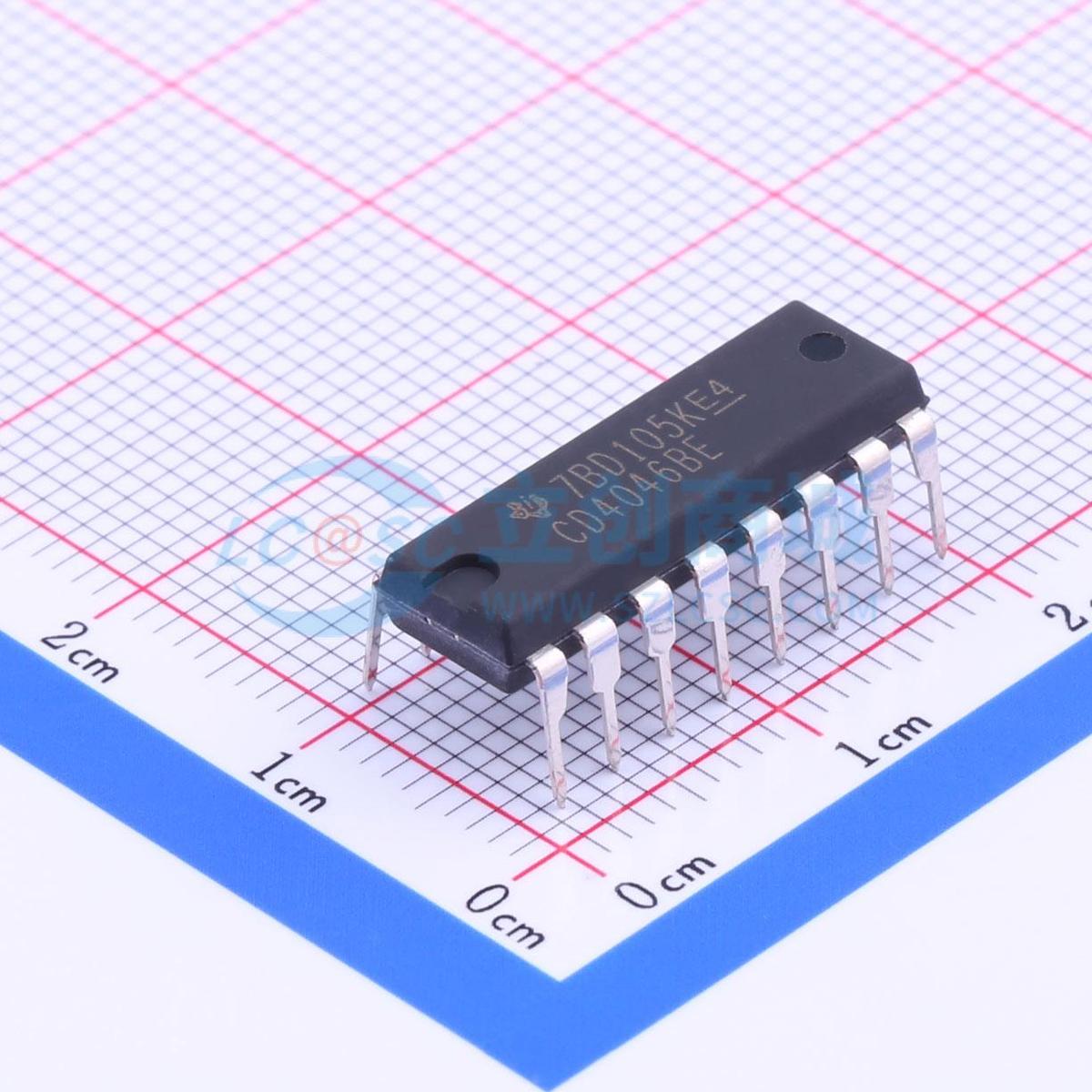时钟发生器/频率合成器/PLL CD4046BE DIP-16 电子元器件配单