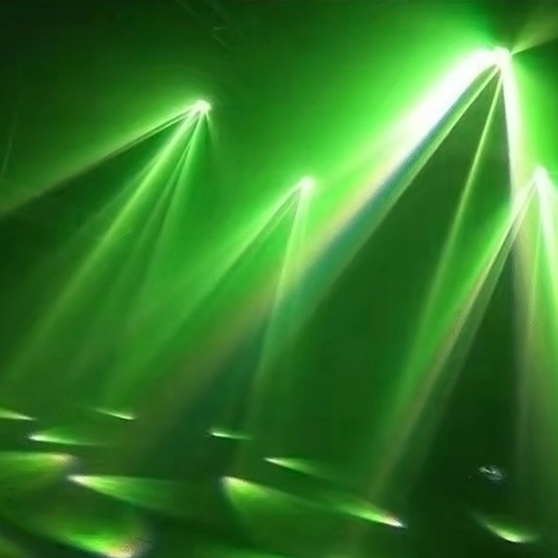 6颗蜂眼摇ktv闪光灯led七彩灯激光灯头灯旋转光束灯酒吧舞台灯光