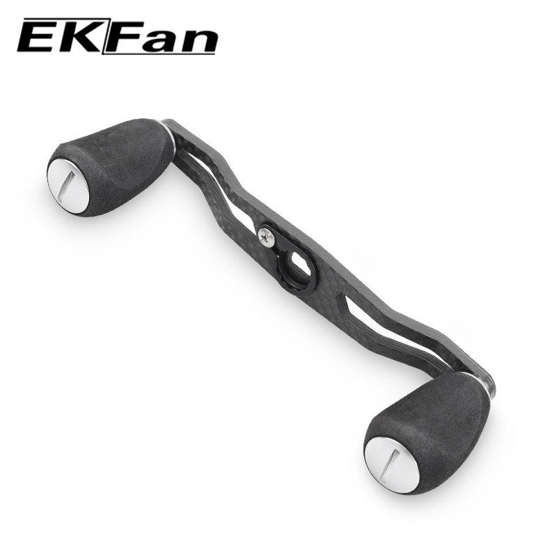 ekfan渔线轮改装配件水滴轮碳纤摇臂手把扁eva握丸批发