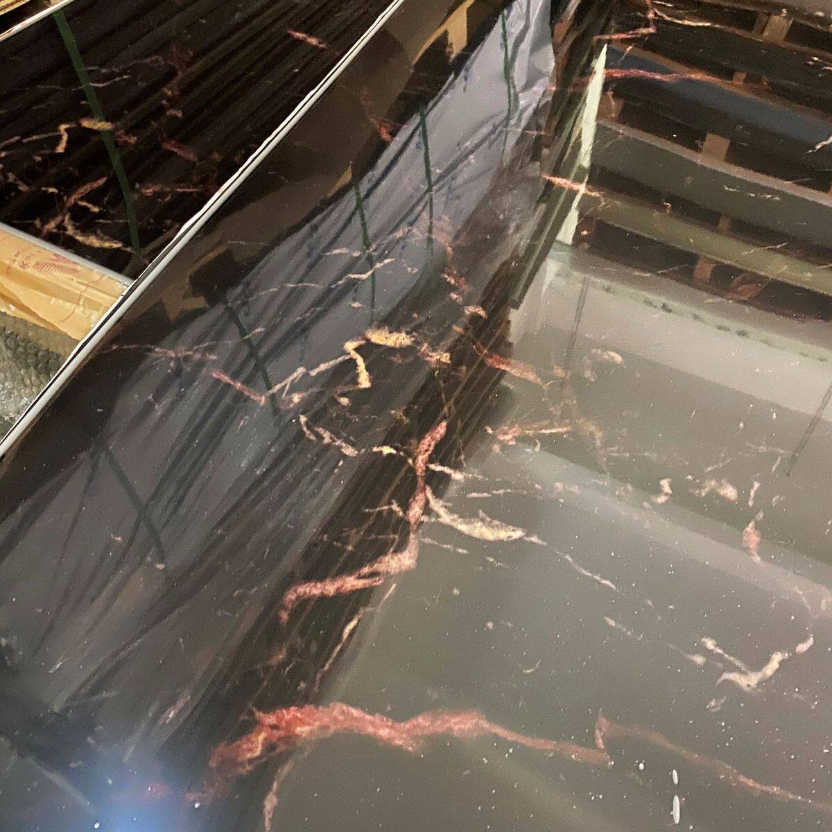 仿大理石亚克力板透光云石板纹理装饰板材料花纹裂纹有机玻璃夹层