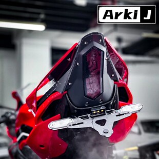 『原创设计』R1尾灯套件 冰野驼峰 本田 cbr650r 后驼峰 改装