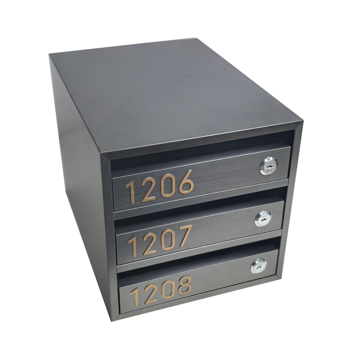 防雨信箱新老小区落地室外公寓挂墙201存放投递柜304不锈钢信报箱