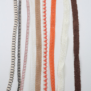 布料棉线花边麻绳绳子手工编织衣服diy材料手工刺绣辅料蕾丝装 饰