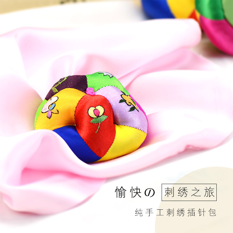 苏绣十字绣苏绣针包针插苏州手工刺绣常用工具插针包批发
