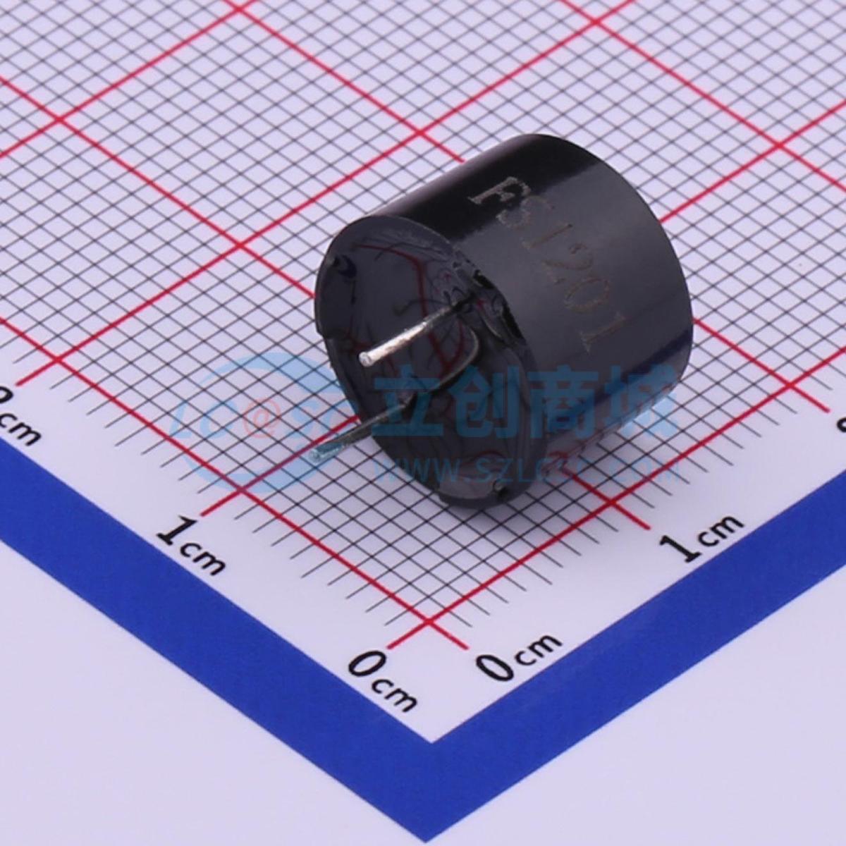 蜂鸣器 FS-1201 插件,D=12mm 无源(外部驱动) 2V~4V 4kHz 原装