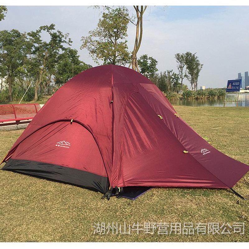 厂家直销批发 防雨帐篷露营帐篷户外遮阳透气铝杆帐篷登山大帐篷