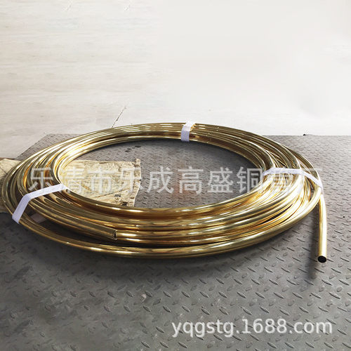 厂家黄铜管 黄铜无缝盘管h65 精密黄铜管h65加工管材