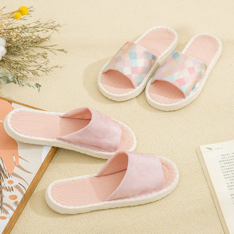 夏季家用亚麻布艺一字拖鞋男女室内静音千层底手工拖鞋可机洗外穿,居家布艺,居家亚麻拖鞋,淘宝优惠券,粉丝福利购,淘宝优惠卷