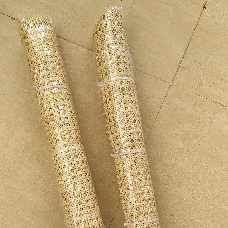 欧美销售西天然藤编材料裁剪剪块加工眼笪货源笪八角