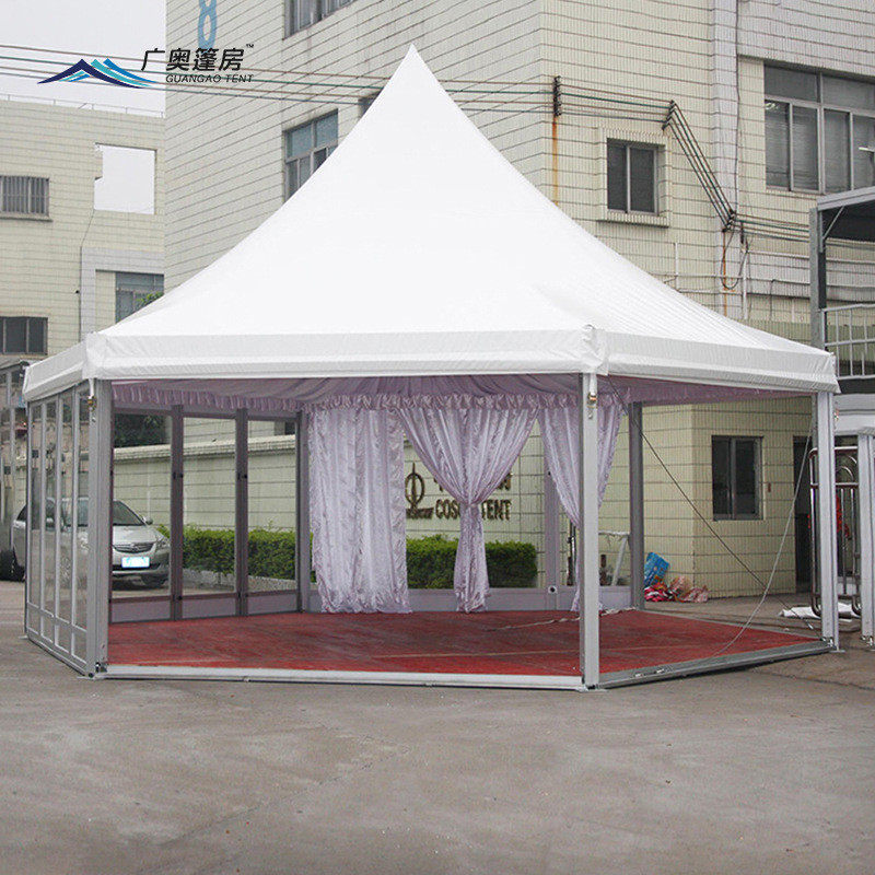 欧式展览展会市集四角户外活动帐篷尖顶篷房小型白色铝合金遮阳篷