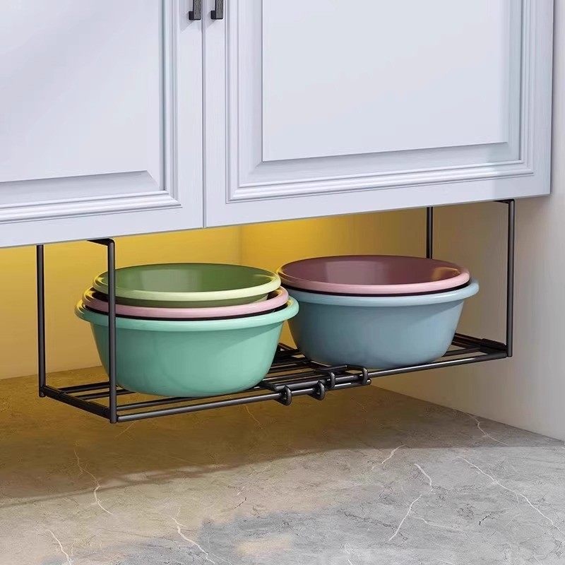 浴室柜下可伸缩脸盆架卫生间免打孔洗漱台收纳架子厕所洗脸盆挂架,家庭/个人清洁工具,脸盆架,淘宝优惠券,粉丝福利购,淘宝优惠卷