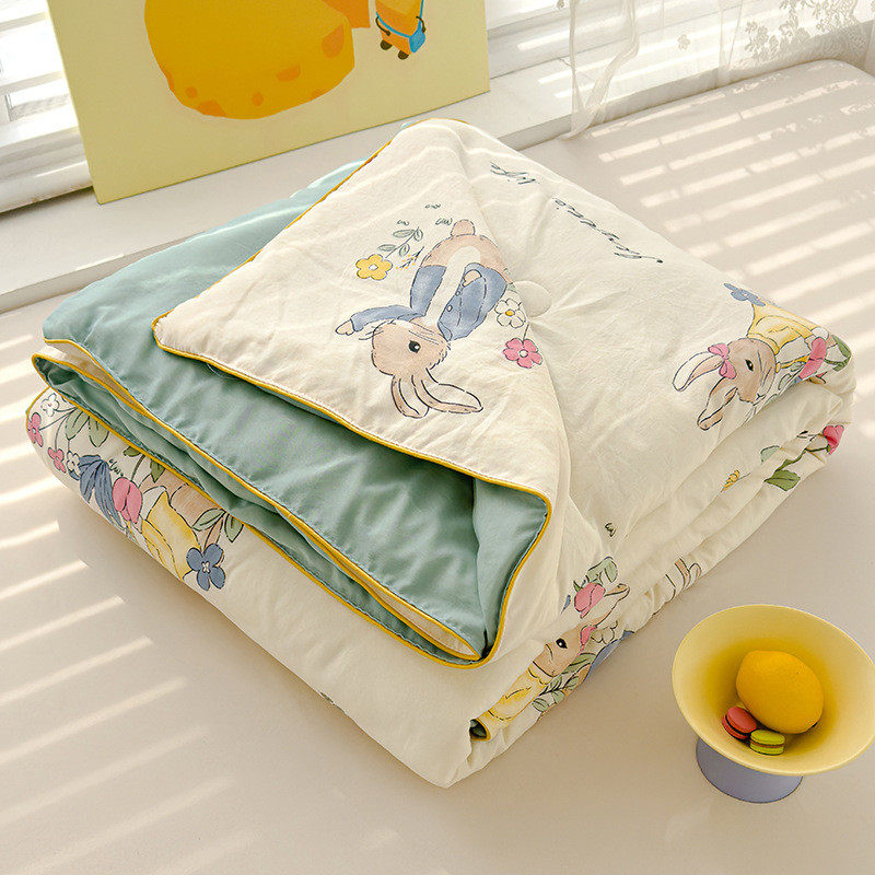 双层纱夏凉被卡通礼品薄被子双人儿童被单代发可机洗批发,床上用品,化纤被,淘宝优惠券,粉丝福利购,淘宝优惠卷