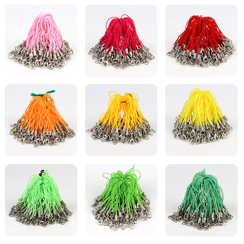 彩色龙虾扣手机挂绳手机绳钥匙手机链DIY饰品配件绳子