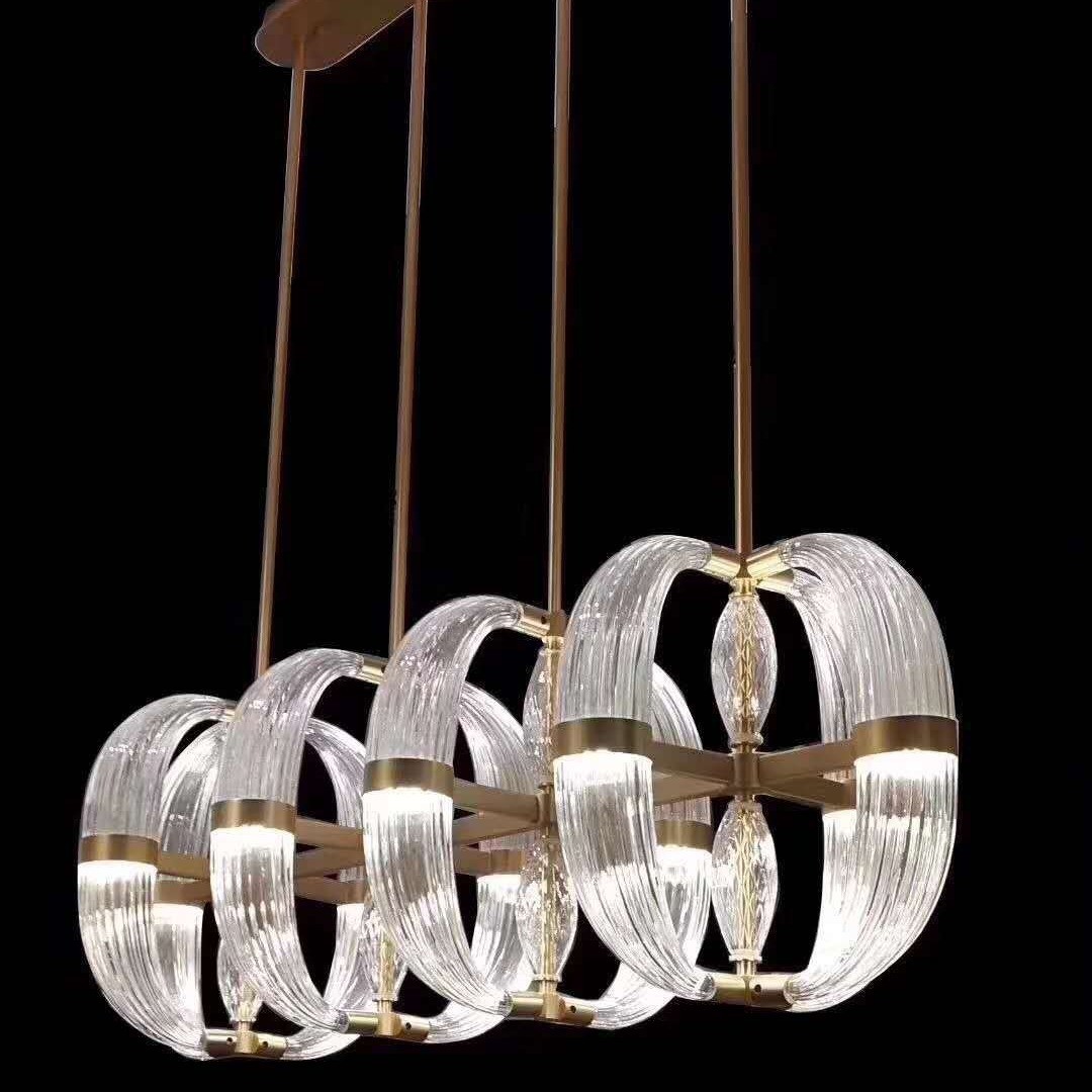 后现代设计师别墅复式楼酒店大堂大客厅样板房会议室大型吊灯