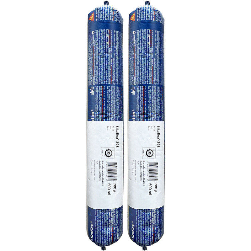 西卡298地板胶船用地板胶自流平粘接用船舶胶600ml褐色