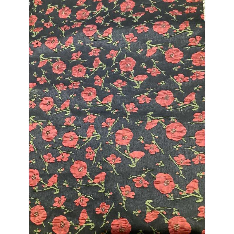 2025年厂家直销新款提花新中式中国风人丝人棉提花面料高密醋酸