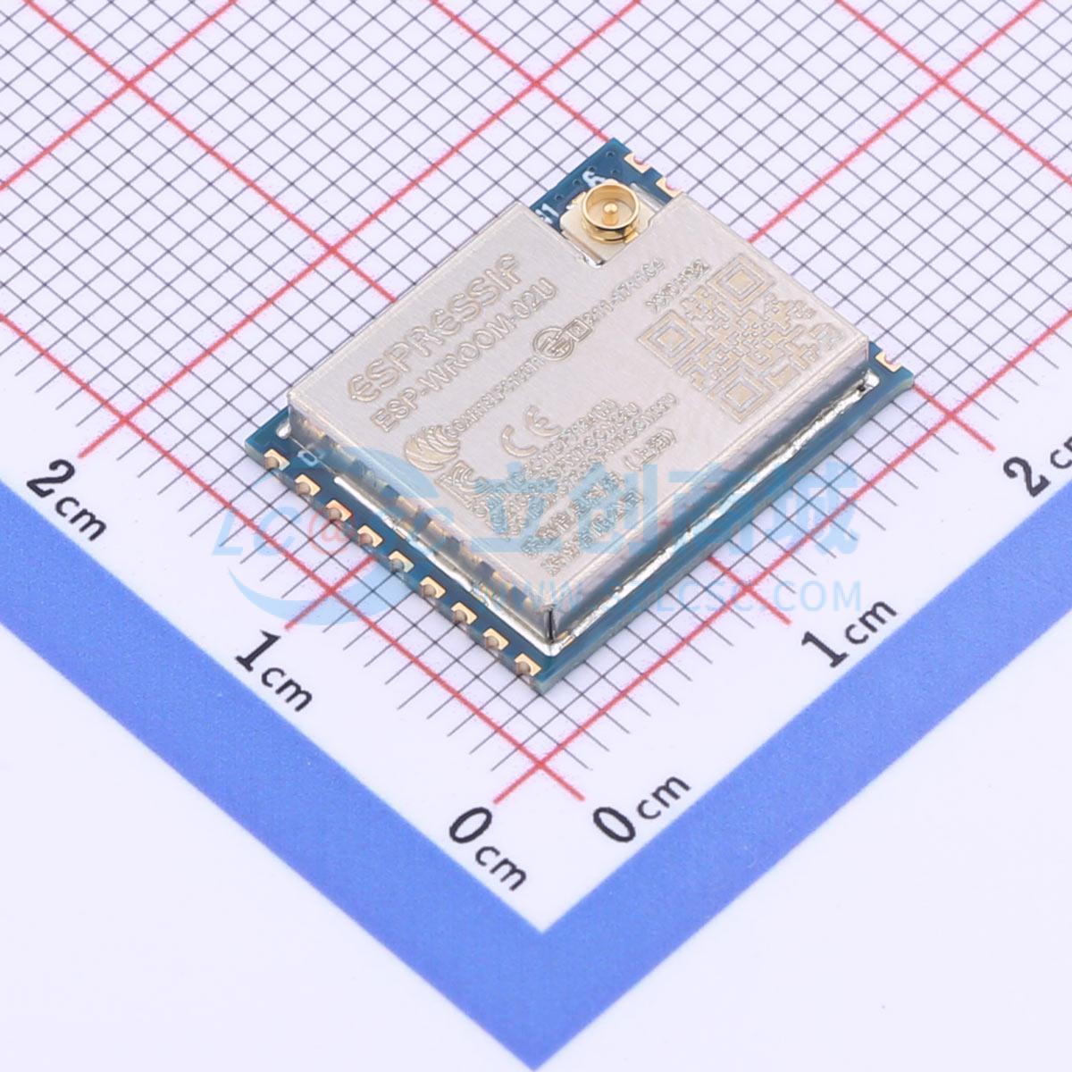 WiFi模块 ESP-WROOM-02U-N4 SMD,14.3x18mm 原装 电子元器件配单