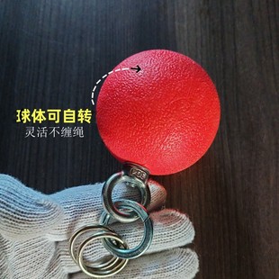 新款流星锤橡胶绳镖头武术流星镖双锤专用绳百家鞭九节鞭训练绳鞭