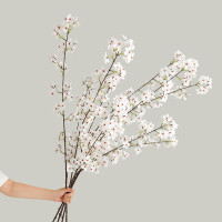 戶外網(wǎng)紅打卡仿真櫻花樹桃花假花餐廳桌面仿真絹花落地垂支櫻花